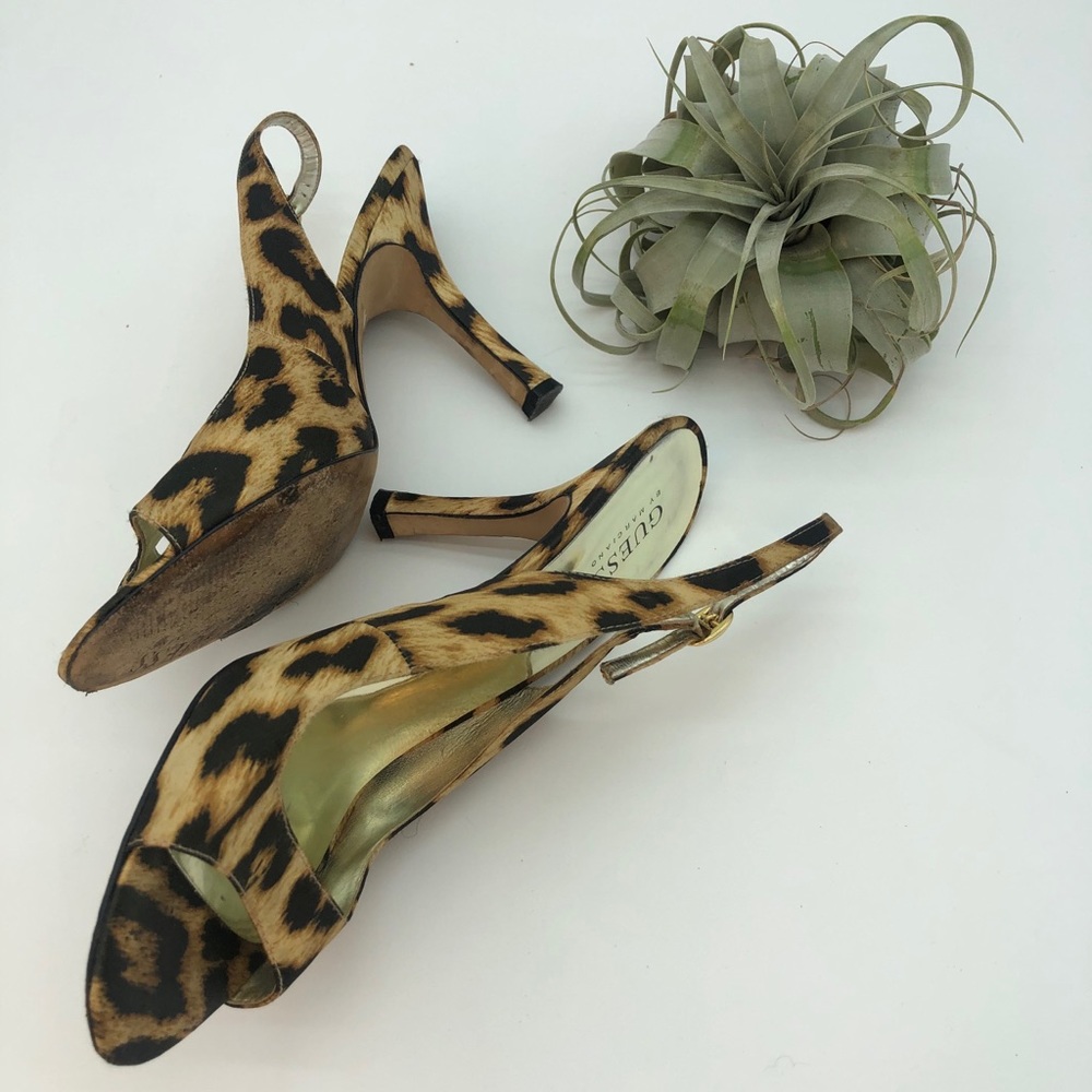 Leopard Guess heels.